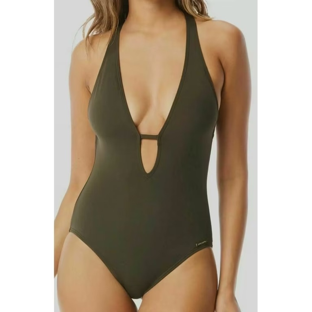 Vince Camuto Riviera Plunge One-Piece